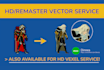 manually vectorize any image or logo into HD quality