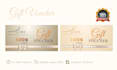 design voucher, coupon, gift certificate, postcard and label