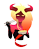 draw a colored half body bust up