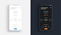 design a modern and clean mobile app UI