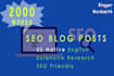 be your ultimate SEO article and blog writer