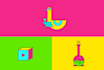 do bright and bold clip art illustrations