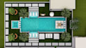 do backyard landscape design swimming pool garden planning 3d exterior rendering