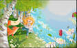 illustrate a childrens book series with magical art