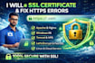 install SSL certificate fix https apache nginx iis tomcat