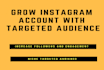 organically grow and manage your instagram account