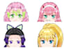 draw cute headshot anime chibi with simple background