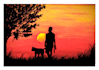 create hand drawn illustration and painting
