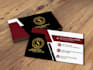do construction business card design visiting  and stationery