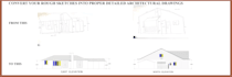 draw house plan, sections and elevations in autocad