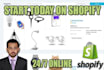 setup professional shopify dropshipping store, shopify website