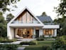 visualize architecture 3d model and house exterior design