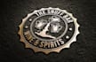 design 3d circle stamp badge logo