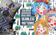 design unique and seamless hand drawn and digital patterns