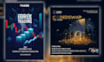design creative flyer, real estate flyer, food and club flyer