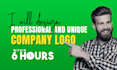 professional and modern company logo within 8 hours