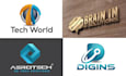 create professional tech logo design for your business in 24hrs