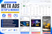 be your facebook and instagram ad campaigns, marketing, and meta ads manager