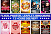 design attractive event flyers, invitation cards and posters