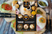 design a modern flyer,restaurant food menu, brochure,event,poster and banner