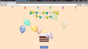 make a birthday wish website with javascript, html and css native