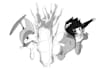draw manga style illustration of your pokémon and group