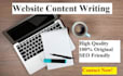 do SEO article writing, blog post writing or content writing