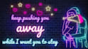 create neon lyrics video for your song