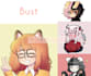 draw in a cute anime style