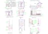 architecture, 2d house floor plan design and autocad drawing