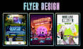 design custom motion flyer and poster for your brand
