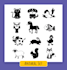 make cute animal vector illustration for you