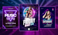 design editable flyer, event flyer, business flyer in canva