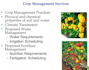 write content on  agriculture and environment