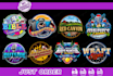 create retro modern, vintage,badge logo design