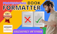 convert pdf to word, epub and paperback for amazon kindle in 24 hours