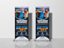 design creative movie poster, banner or rollup