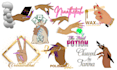 make fashion,salon,cosmetics,eyelashes,nails,lip gloss logo