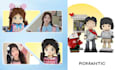 custom brick figures small particle block toy figures gift for her