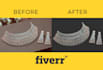 do bulk image editing and background removal for amazon