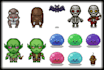 design pixel art sprites and characters
