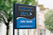 real estate sign yard sign design, street sign