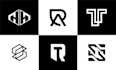 do initial letter monogram logo design in 24 hours