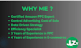 manage amazon ads for supplement brand, ppc campaigns