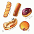 draw any food illustration