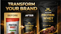 design premium product packaging label design for your brand