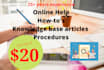 professionally edit your user manual