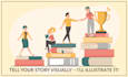 create custom vector illustrations for websites and brands
