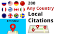build 200 local business citations manually