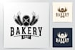 design candy, sweets, chocolate, bakery, delights, food logo